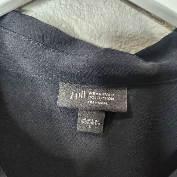 J. Jill Black Button Up Tunic Dress - Picture 3 of 6